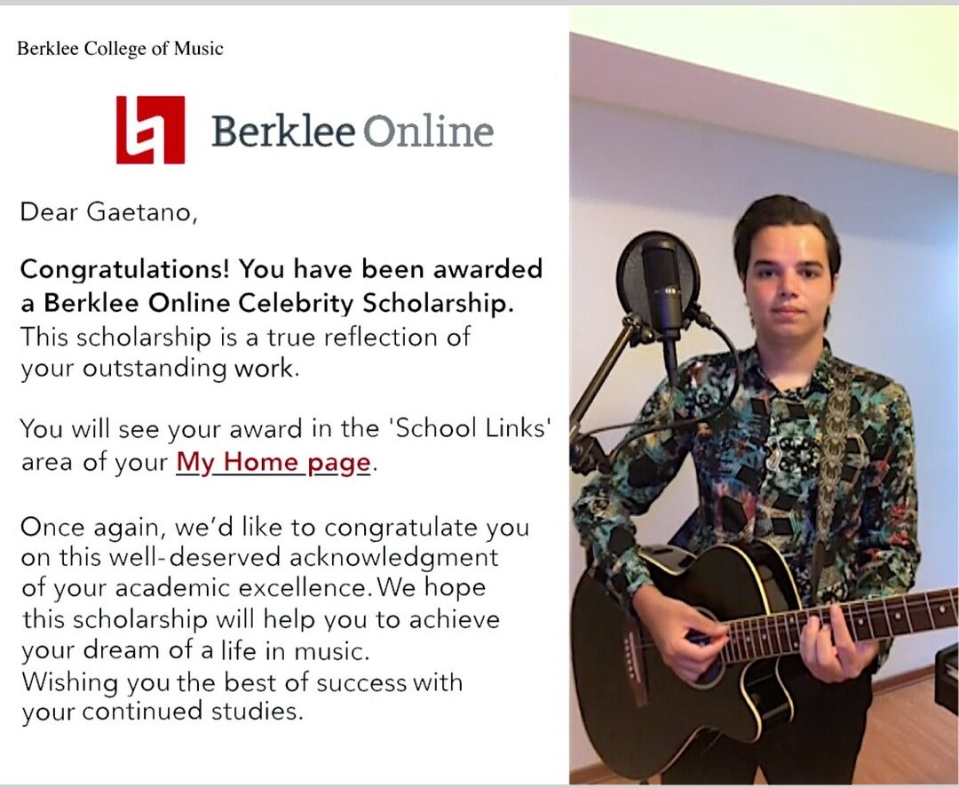 Berklee Celebrity Scholarship (2022)